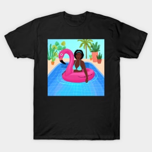 Flamingo pool T-Shirt